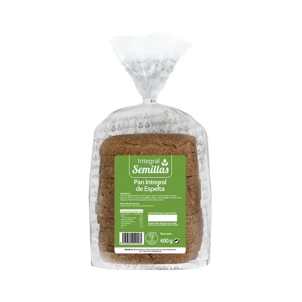 BIOGRAN Pan de molde integral con espelta 400 g. - 0.4 kg - Imagen del producto en Findit