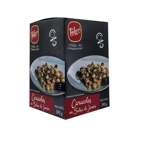 POLGRI Caracoles en salsa de jamón POLGRI 390 g. - 0.39 kg - Imagen del producto en Findit