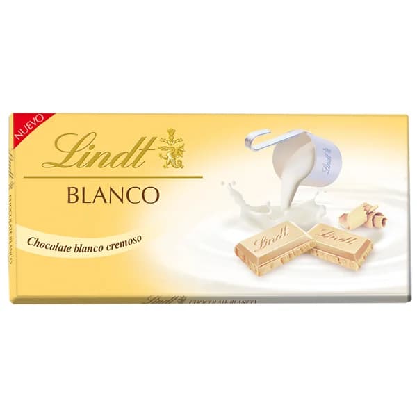 LINDT Chocolate blanco cremoso 100 g. - 0.1 kg - Imagen del producto en Findit