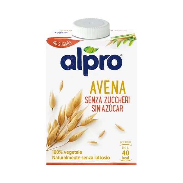 ALPRO Bebida de avena 100% vegetal, sin azúcar ni edulcorantes 500 ml. - 1 l - Imagen del producto en Findit