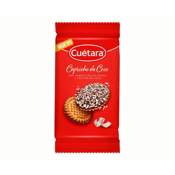 CUETARA Galleta capricho de coco 160 gr. - 0.16 kg - Imagen del producto en Findit