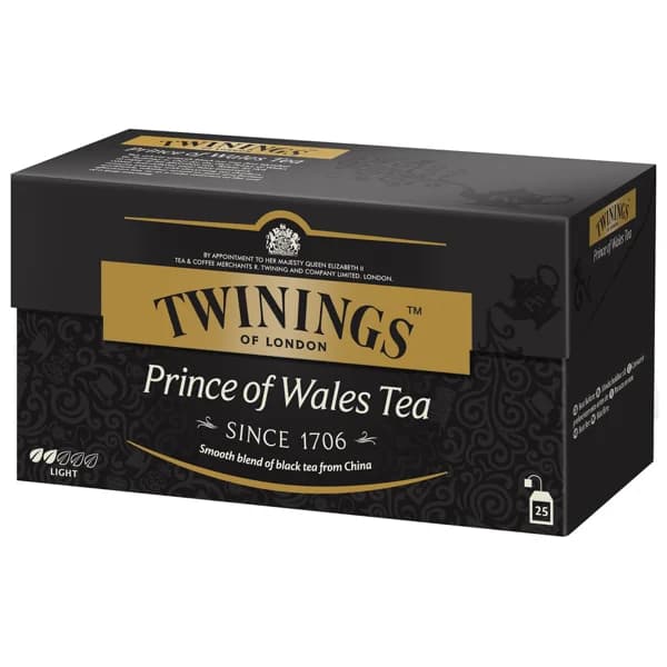 TWININGS Prince of Wales Té negro clásico 25 uds. 50 g. - 0.05 kg - Imagen del producto en Findit
