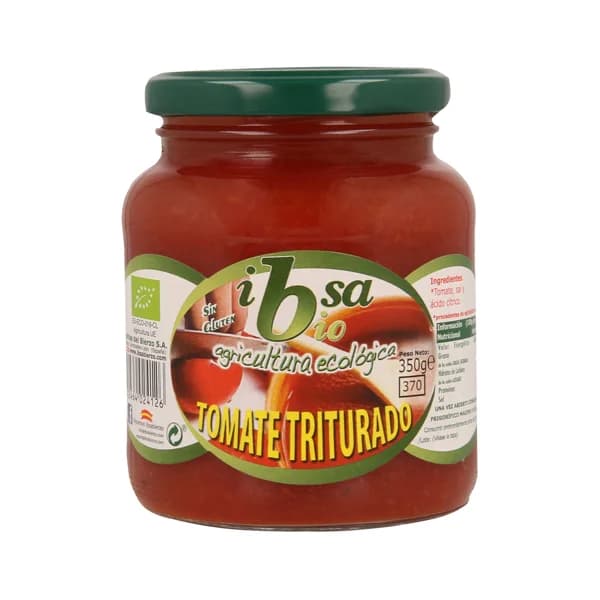 IBSA Tomate triturado ecológico IBSA 350 g. - 0.35 kg - Imagen del producto en Findit