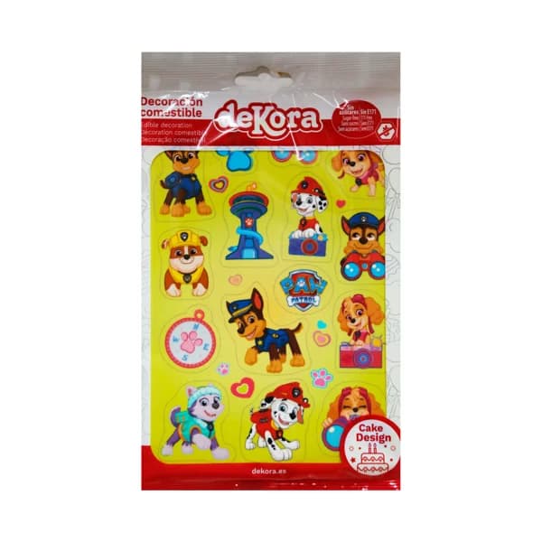 PATRULLA CANINA Decoración comestible 17,5 g. - 1 ud - Imagen del producto en Findit