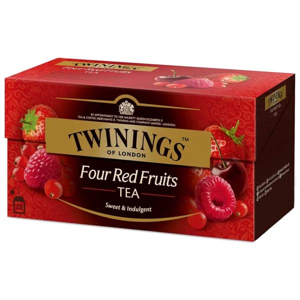 TWININGS Té negro aromatizado con frutos rojos 25 uds. 50 g. - 0.05 kg - Imagen del producto en Findit