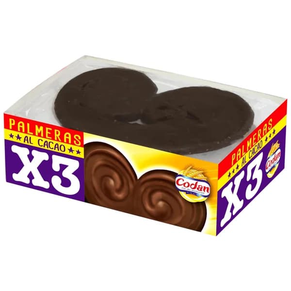 CODAN Palmeras de cacao 3 uds. 165 g. - 0.17 kg - Imagen del producto en Findit