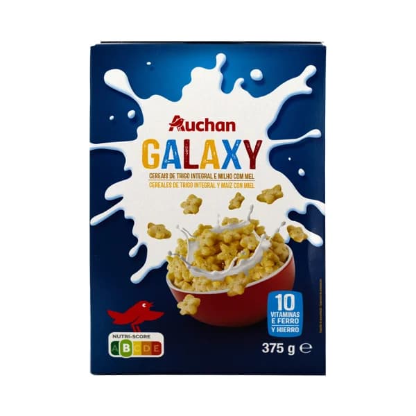 PRODUCTO ALCAMPO Cereales de trigo integral y maíz con miel 375 g. - 0.38 kg - Imagen del producto en Findit