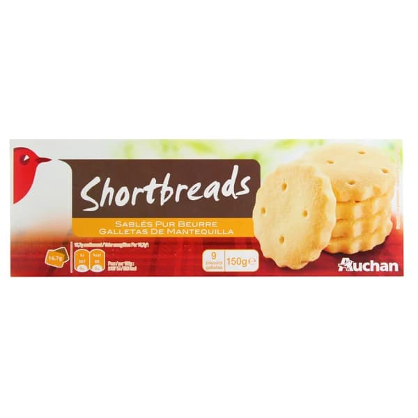 PRODUCTO ALCAMPO Galletas de mantequilla 150 g. - 0.15 kg - Imagen del producto en Findit