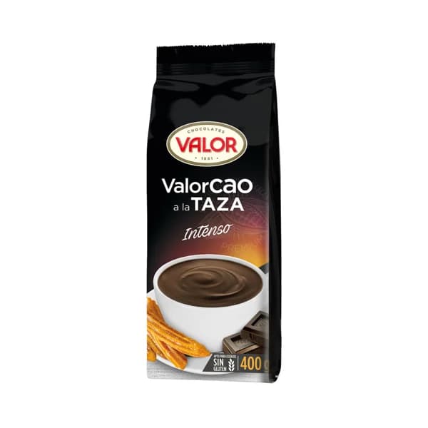 VALORCAO Cacao a la taza en polvo sabor negro intenso 400 g. - 0.4 kg - Imagen del producto en Findit