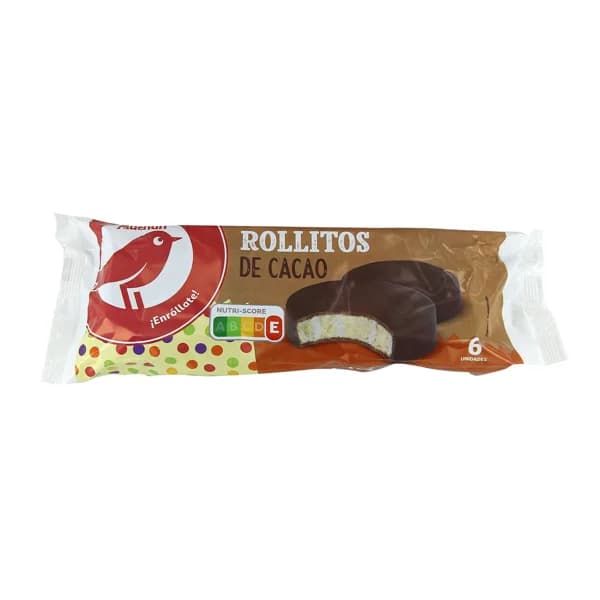 PRODUCTO ALCAMPO Rollitos al cacao 6 uds. 270 g. - 0.27 kg - Imagen del producto en Findit
