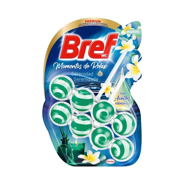 BREFMomentos de Relax Serenidad Pastillas limpiadoras de WC 2x50 g. - 0.1 kg - Imagen del producto en Findit