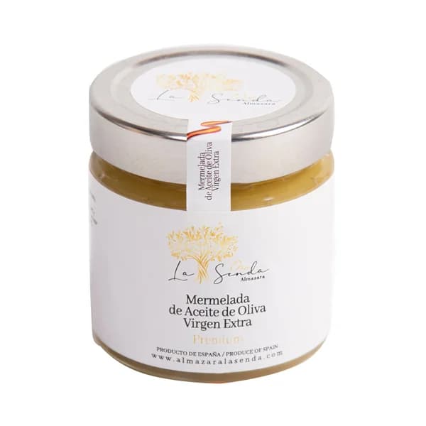 LA SENDA ALMAZARA Mermelada de aceite de oliva virgen extra premium bote 180 g. - 0.18 kg - Imagen del producto en Findit