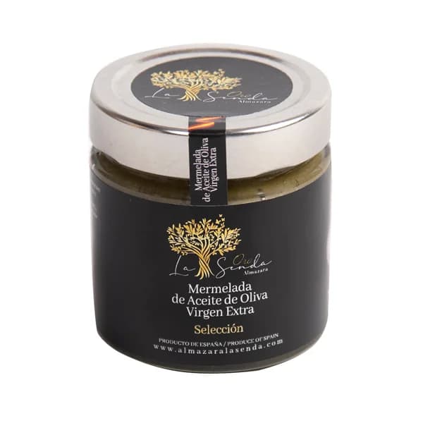 A SENDA ALMAZARA Oro selección Mermelada de aceite de oliva virgen extra bote 180 g. - 0.18 kg - Imagen del producto en Findit