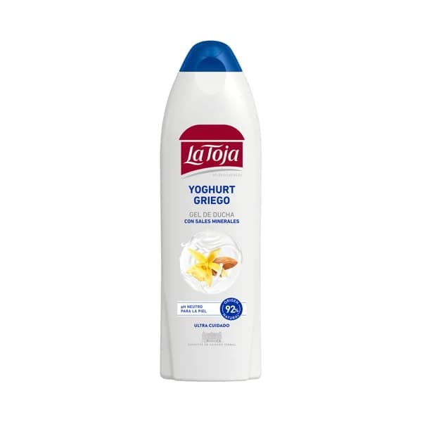 LA TOJA Gel de baño o ducha con sales minerales y yoghurt griego, para una piel cuidada LA TOJA Yogurth griego 550 ml - 0.6 l - Imagen del producto en Findit