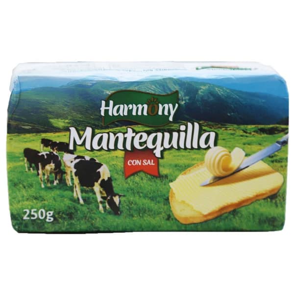 HARMONY Pastilla de mantequilla con sal 250 g. - 0.25 kg - Imagen del producto en Findit