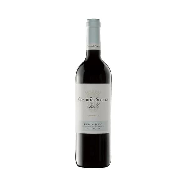 CONDE DE SIRUELA  Vino tinto roble con D.O. Ribera del Duero botella 75 cl. - 1 ud - Imagen del producto en Findit