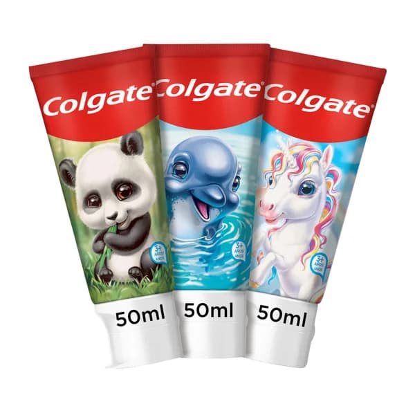 COLGATE Pasta de dientes infantil para niños de + de 3 años, sabor menta suave 50 ml. - 0.05 l - Imagen del producto en Findit