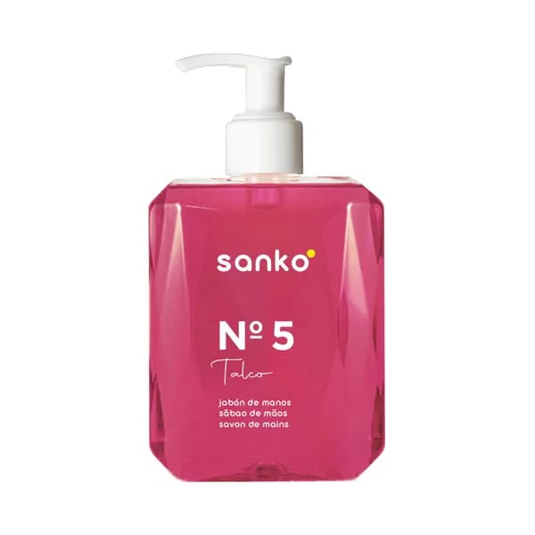 SANKO Nº 5 Jabón de manos, con aroma a talco, para todo tipo de pieles 400 ml. - 0.5 l - Imagen del producto en Findit