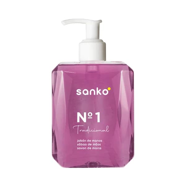 SANKO Nº 1 Jabón de manos, con aroma tradicional, para todo tipo de pieles 400 ml. - 0.5 l - Imagen del producto en Findit