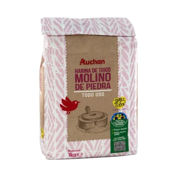 ALCAMPO CULTIVAMOS LO BUENO Harina de trigo para cualquier uso hecha en molino de piedra 1 kg. - 1 kg - Imagen del producto en Findit