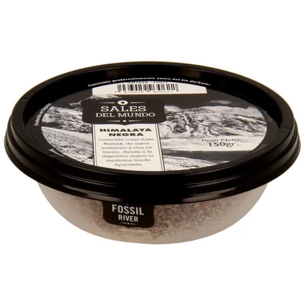 FOSSIL RIVER Sal negra del Himalaya FOSSIL RIVER 150 g. - 0.15 kg - Imagen del producto en Findit