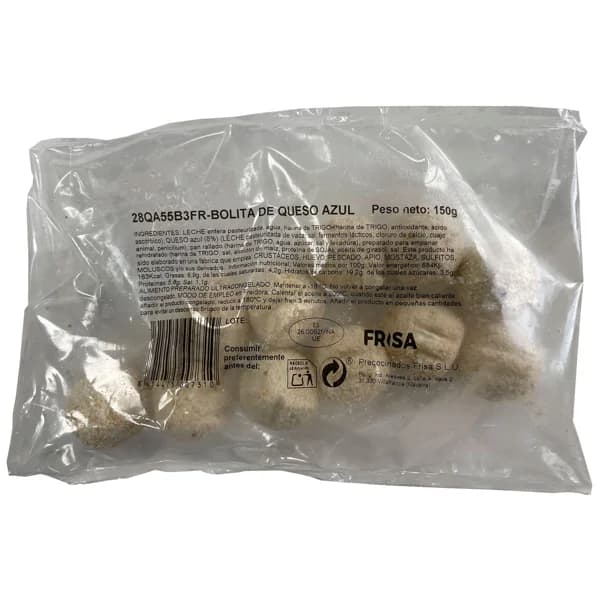 FRISA Bolitas de queso azul 150 g. - 0.15 kg - Imagen del producto en Findit