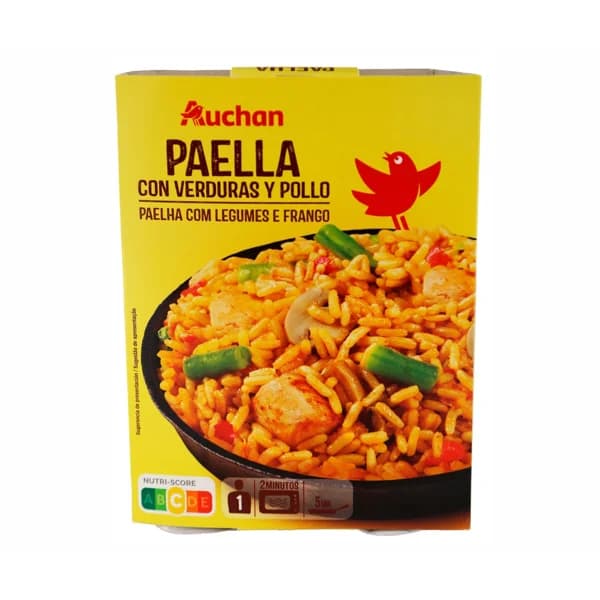 PRODUCTO ALCAMPO Paella de verduras y pollo PRODUCTO ALCAMPO 250 g. - 0.25 kg - Imagen del producto en Findit