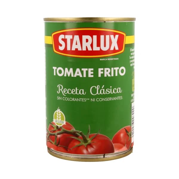 STARLUX Tomate frito, sin conservantes ni colorantes 400 g. - 0.4 kg - Imagen del producto en Findit