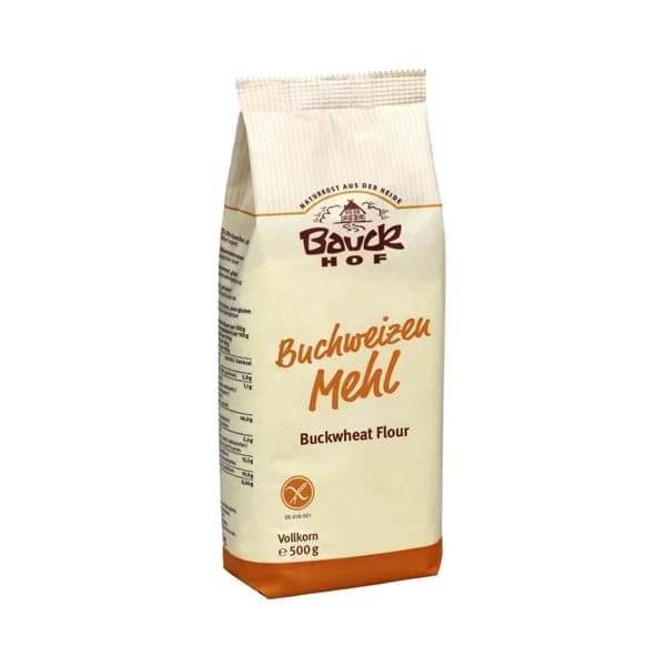 BAUCKHOF Harina de trigo Sarraceno sin gluten 500 g. - 0.5 kg - Imagen del producto en Findit