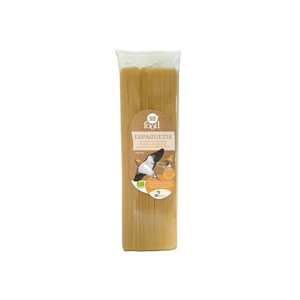 SEO FOOD Espaguetis de semóla de trigo duro ecológico 500 g. - 0.5 kg - Imagen del producto en Findit