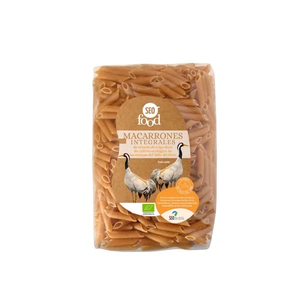SEO FOOD Macarrones integrales bio 500 g. - 0.5 kg - Imagen del producto en Findit