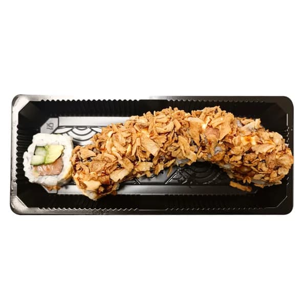 SUSHI GOURMET Maki California de Salmón cubiertos de cebolla frita 6 uds. - 0.21 kg - Imagen del producto en Findit