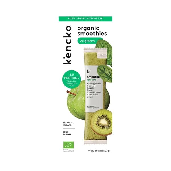 KENCKO Smoothie blues Preparado para batido de frutas y verduras ecológicas 2 x 22 g. - 1 ud - Imagen del producto en Findit
