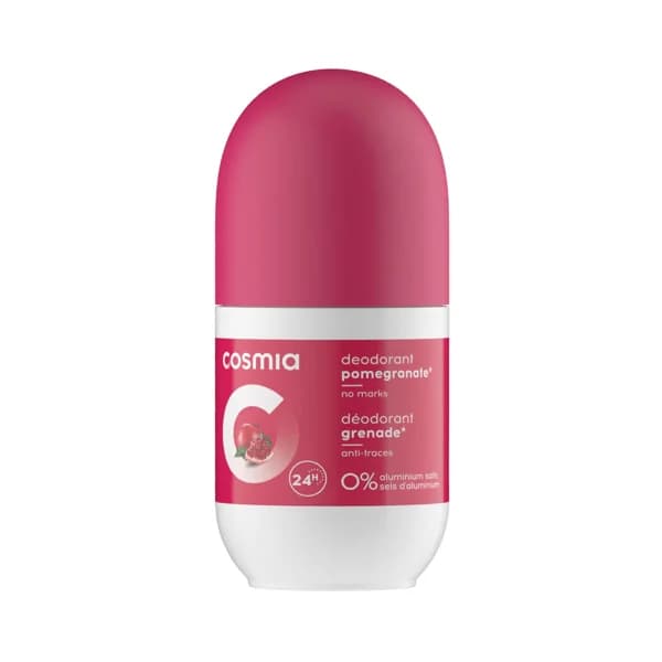COSMIA Desodorante roll-on para mujer, sin sales de aluminio y con extracto de granada COSMIA 50 ml. - 0.05 l - Imagen del producto en Findit