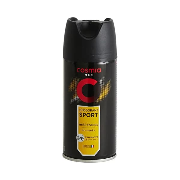 COSMIA Desodorante en spray para hombre con protección anti-transpirante hasta 24 horas COSMIA Sport 150 ml. - 0.15 l - Imagen del producto en Findit