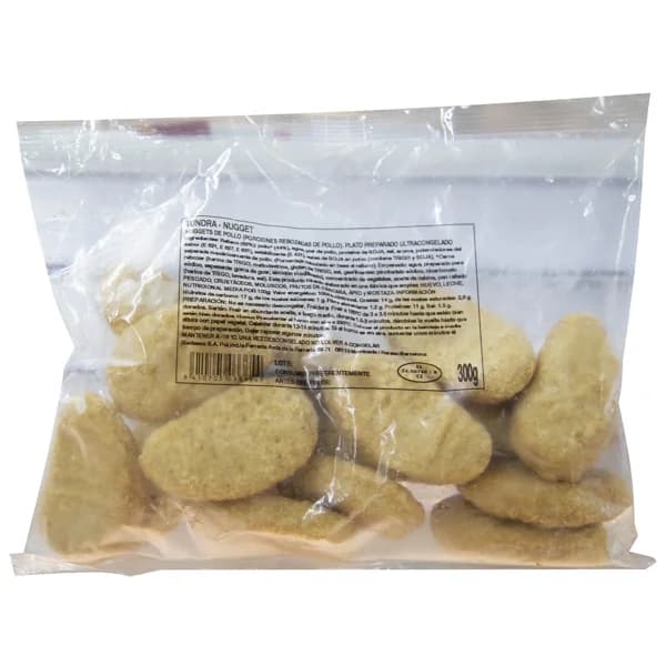 TUNDRA Nuggets (pollo rebozado) ultracongelados 300 g. - 0.3 kg - Imagen del producto en Findit