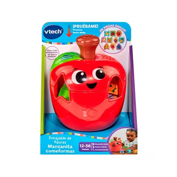 Encajable de figuras manzanitas comeformas - 1 ud - Imagen del producto en Findit