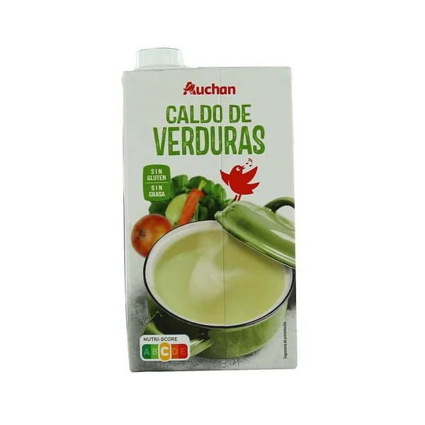 PRODUCTO ALCAMPO Caldo de verduras sin gluten ni grasa brick de 1 l. - 1 l - Imagen del producto en Findit