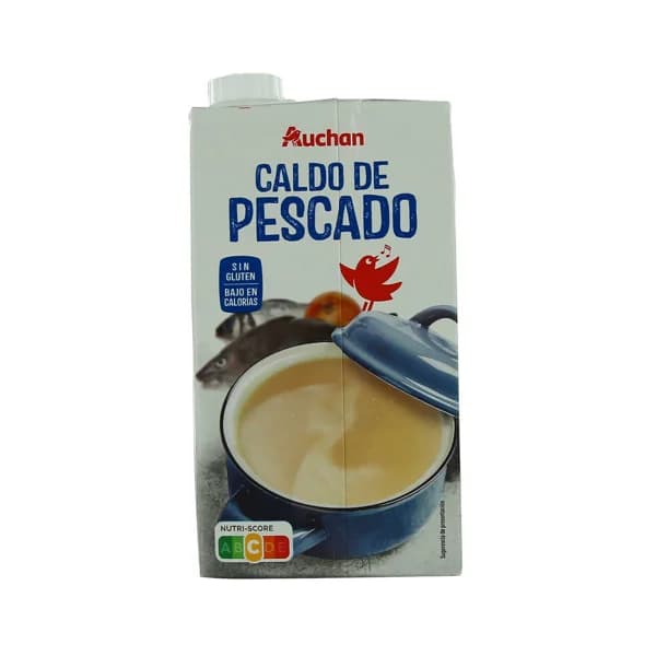 PRODUCTO ALCAMPO Caldo de pescado sin gluten y bajo en calorias brick 1 l. - 1 l - Imagen del producto en Findit