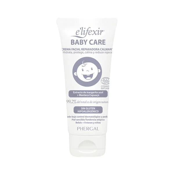E´LIFEXIR Baby care Crema facial reparadora, calmante y reductora de rojeces 50 ml - 0.05 l - Imagen del producto en Findit