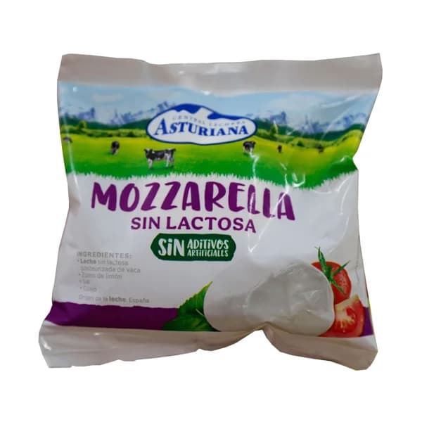 LA ASTURIANA Mozzarella sin lactosa 150g - 0.15 kg - Imagen del producto en Findit
