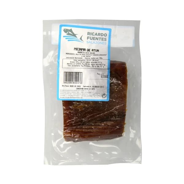 RICARDO FUENTES E HIJOS Mojama de atún y sal marina RICARDO FUENTES E HIJOS 220 g. - 0.22 kg - Imagen del producto en Findit