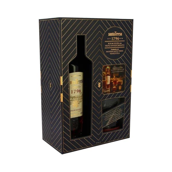 SANTA TERESA 1796 Ron de solera con triple envejecimiento, elaborado en Venezuela botella de 70 cl. - 0.7 l - Imagen del producto en Findit