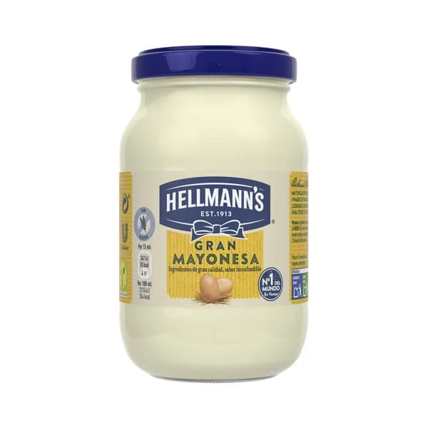 HELLMANN'S Salsa mayonesa frasco de 200 + 10 ml. - 0.21 l - Imagen del producto en Findit