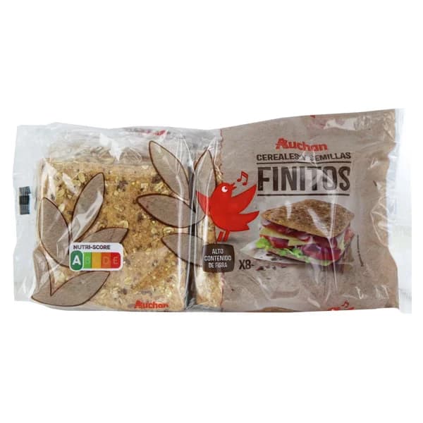PRODUCTO ALCAMPO Finitos Pan semillas y cereales 310 g. - 0.31 kg - Imagen del producto en Findit
