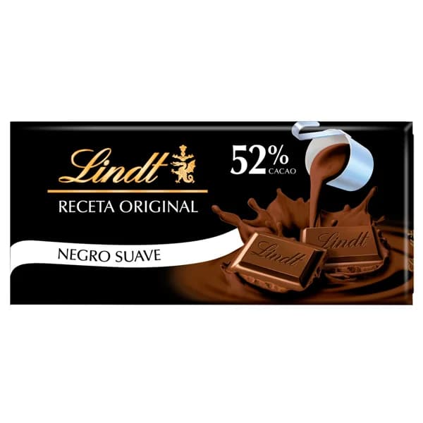 LINDT Chocolate negro 52 % 100 g. - 0.1 kg - Imagen del producto en Findit