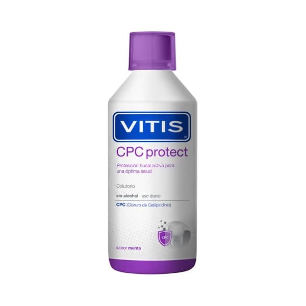 VITIS Colutorio sin alcohol de uso diario y con sabor a menta VITIS Cpc protect 500 ml. - 0.5 l - Imagen del producto en Findit