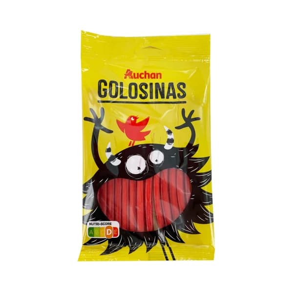PRODUCTO ALCAMPO Regaliz sabor fresa y relleno 125 g. - 0.13 kg - Imagen del producto en Findit