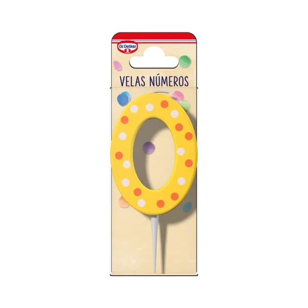 DR. OETKER Vela número 0, 1 ud - 1 ud - Imagen del producto en Findit