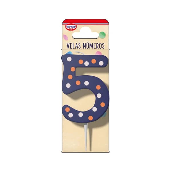 DR. OETKER Vela número cinco,1 uds. - 1 ud - Imagen del producto en Findit